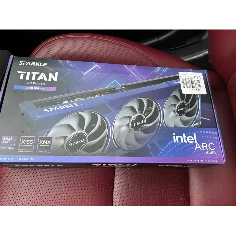 Vaizdo plokštė SPARKLE Intel Arc B580 TITAN OC 12 GB GDDR6