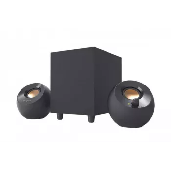 Creative Pebble Plus 2.1 garsiakalbių sistema, 8 W, juoda