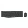 Logitech MK235 belaidė klaviatūra ir pelė pilka