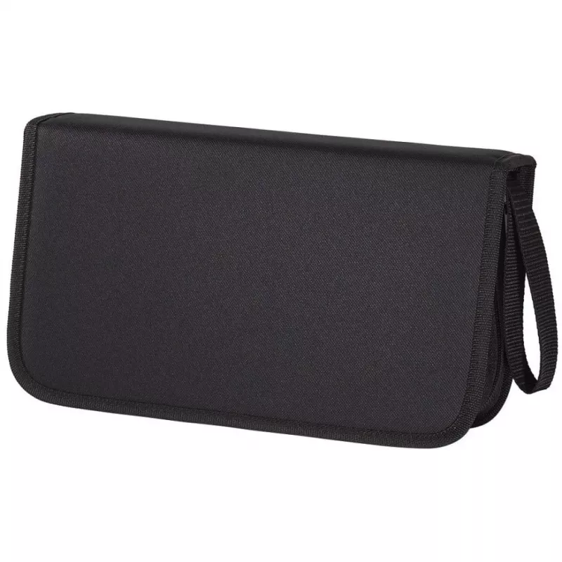 Hama Nylon Wallet 104 Cd, juoda, nailoninis dėklas 104 diskams