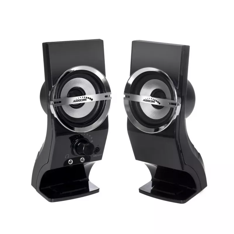 Audiocore AC805 stereo garsiakalbiai 2.0 PC 6W juodi