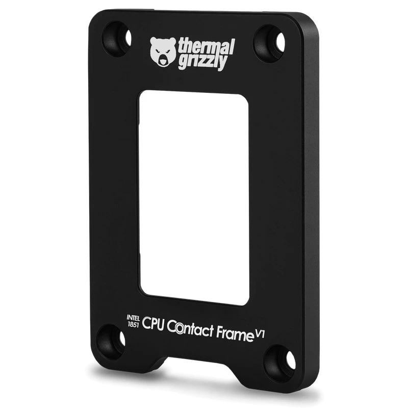 „Thermal Grizzly“ rėmelio atnaujinimo rinkinys TG-CF-I1851-V1, aliuminis, juodas, 71×51×6 mm