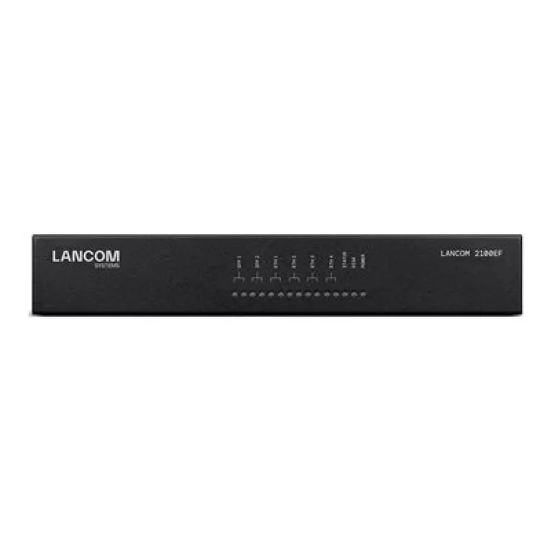 LANCOM 2100EF – SD-WAN šliuzas su šviesolaidžiu ir eternetu – 1GbE, 2.5GbE – 1U – debesimi valdomas – stalinis/statyvinis (61109)