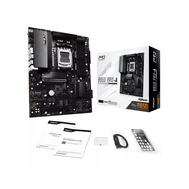ASRock B850 Pro-A ATX pagrindinė plokštė AM5 lizdui