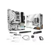Motininė plokštė ASRock B850M Steel Legend WiFi — AMD B850, lizdas AM5, microATX, DDR5, 4 DIMM, Wi‑Fi 7, 2.5Gb LAN