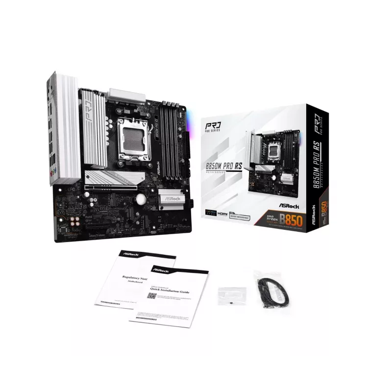 ASRock B850M Pro RS AM5 Micro-ATX pagrindinė plokštė