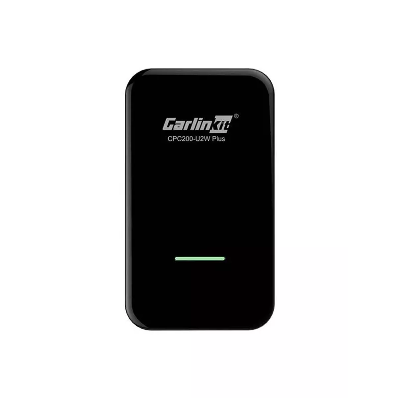 Belaidis adapteris Carlinkit U2W Plus, skirtas Apple CarPlay, juodas