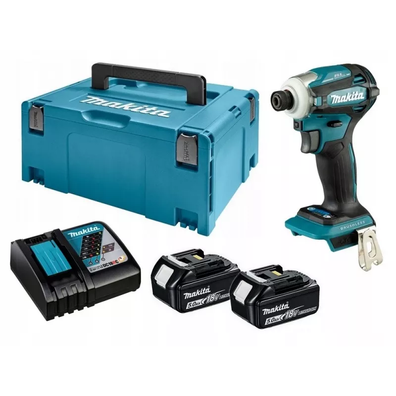 Poveikinis suktuvas Makita DTD173RTJ 18V belaidis, 1/4 colio griebtuvas, 3600 aps./min., pistoletinė rankena, Li-Ion