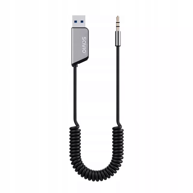 Savio TR-16 Bluetooth 5.3 siųstuvas AUX adapteris su laisvų rankų funkcija, Google Assistant/Siri