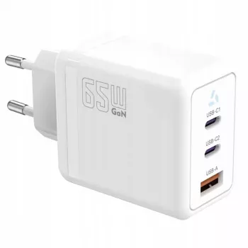Kroviklis TB AZTBXUL3USB65WW – 65W USB-C Power Delivery su 2x prievadais (1x USB-C, 1x USB-A)