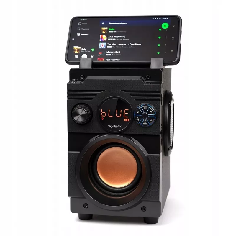 Squeak Bassblaster Bluetooth 5.1 garsiakalbis, FM radijas, MP3 grotuvas SQ1001
