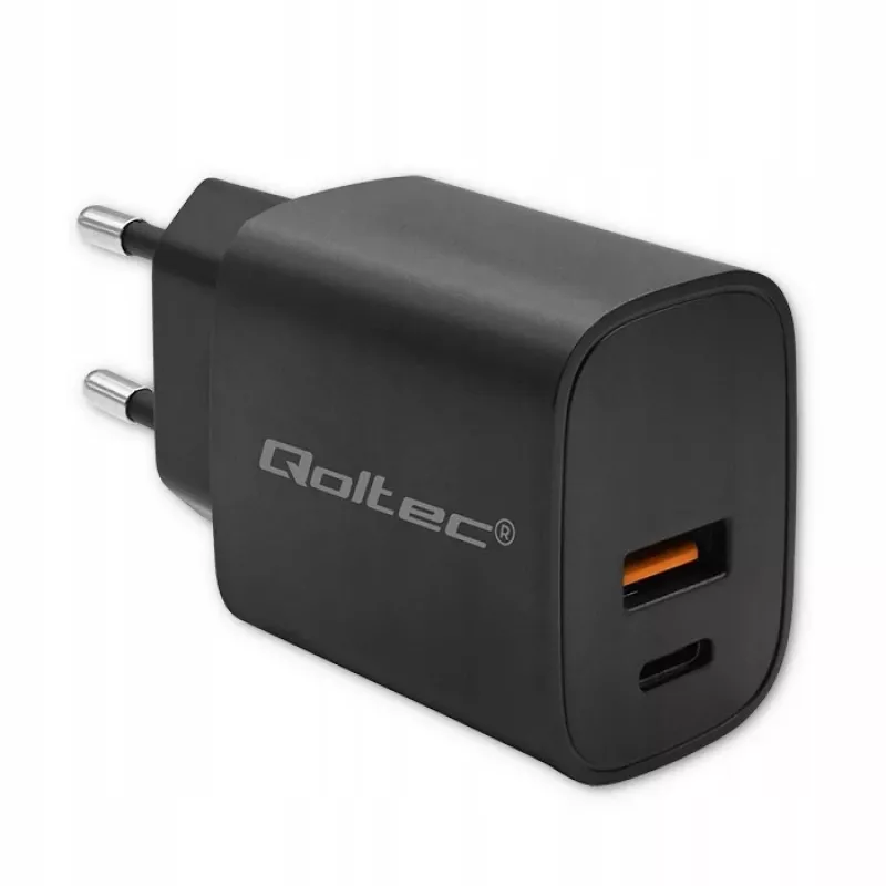 Maitinimo adapteris QOLTEC 52377 GaN 30W išėjimas 5–20V nešiojamiesiems įrenginiams