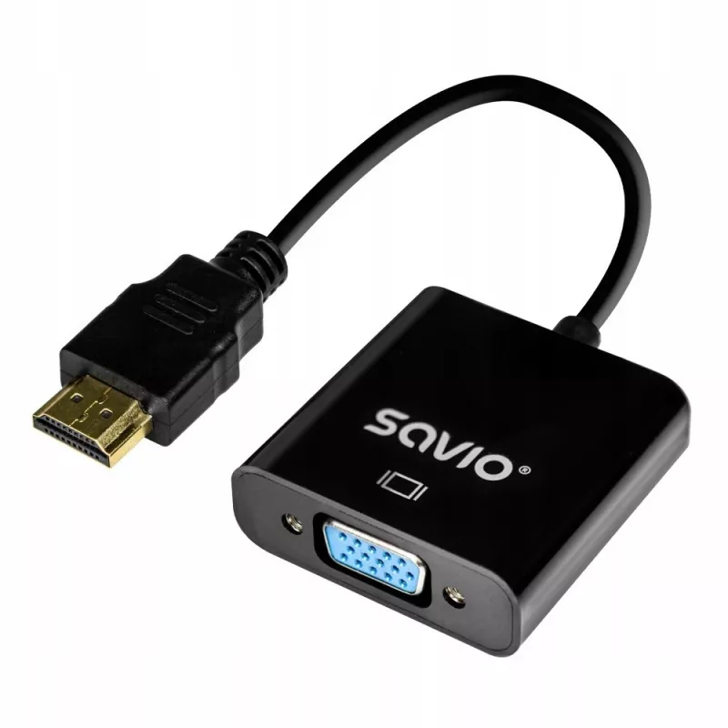 Savio adapteris HDMI-VGA AK-75