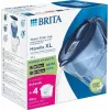 Vandens filtro ąsotis BRITA Marella XL, mėlynas, 3,5 L talpa, 2 L filtruoto vandens, su MAXTRA kasetėmis