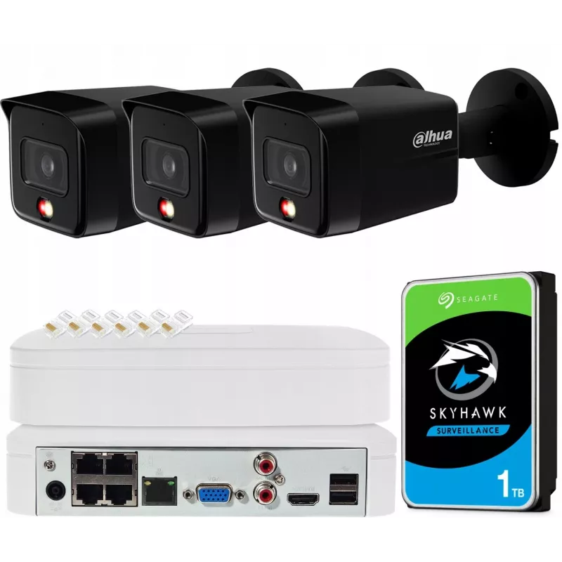 IP vaizdo kamera IPC-HFW1639TC-a-IL-0280B-S6 ierna Smart Dual Light 6 Mpx Dahua