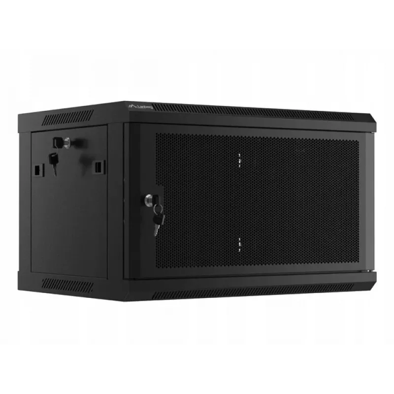 Sieninis 19 inch 6U serverio kabinetas Lanberg WF01-6406-23B juodas