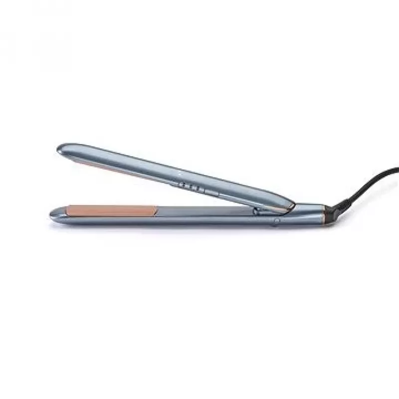 Tiesintuvas plaukams BABYLISS ST484E – keraminės plokštelės, Warm technologija, 230 V, 3,3 m laidas, juodas/auksinis