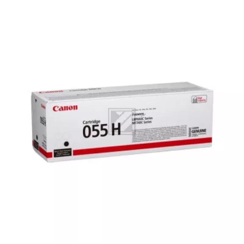 Canon 055H original juodas kasetė 1 vnt Aukštos išeigos