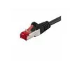 Wentronic Goobay CAT 6 jungiamasis laidas, S/FTP (PiMF), juodas, 5 m - LSZH halogenų neturintis, varinis (68700)