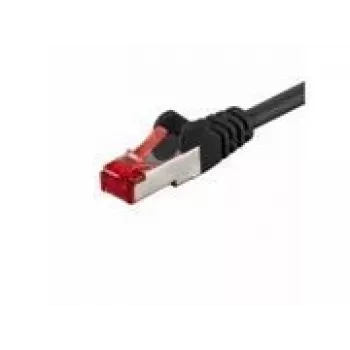 Wentronic Goobay CAT 6 jungiamasis laidas, S/FTP (PiMF), juodas, 5 m - LSZH halogenų neturintis, varinis (68700)