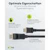 GOOBAY 64836 DisplayPort 1.2 į HDMI adapterio laidas 1.4 4K @ 30Hz / itin didelės spartos HDMI laidas / paauksuotomis jungtimis / nešiojamam kompiuteriui