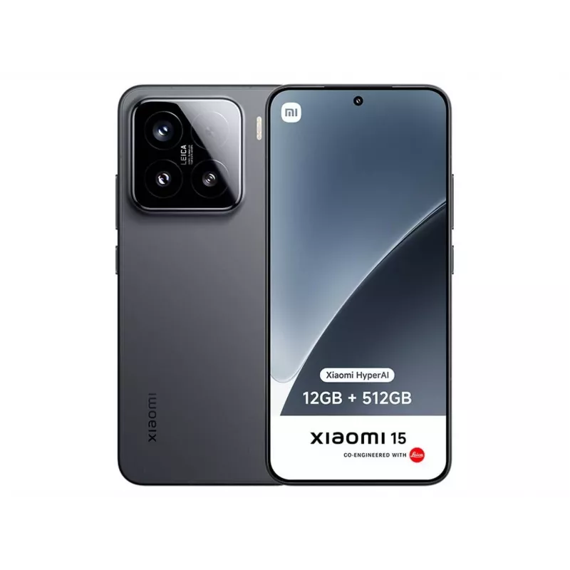 Xiaomi 15 16.1 cm (6.36 inch) OLED 12 GB 512 GB 5240 mAh Juoda