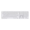 Apple Magic Keyboard su Touch ID ir skaičių klaviatūra USB + Bluetooth QWERTY danų balta