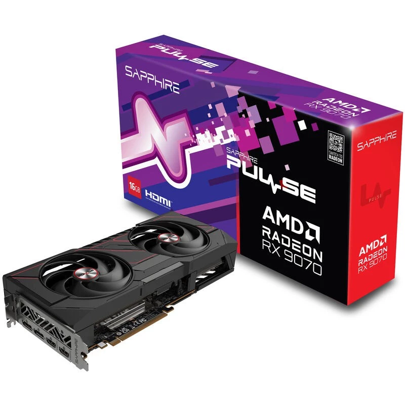 SAPPHIRE PULSE Radeon RX 9070 16GB GDDR6 vaizdo plokštė