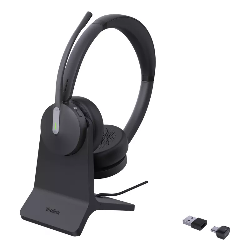 Yealink BH70 Dual su stovu Teams USB-C/A ausinės