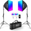 Neewer NK800 profesionalus RGB LED apšvietimo rinkinys 60 cm