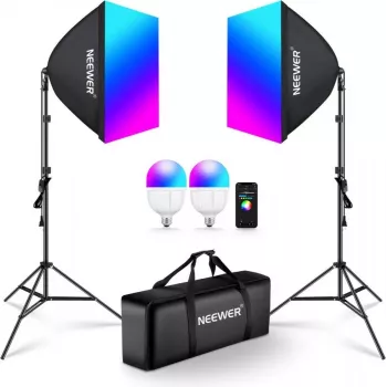 Neewer NK800 profesionalus RGB LED apšvietimo rinkinys 60 cm