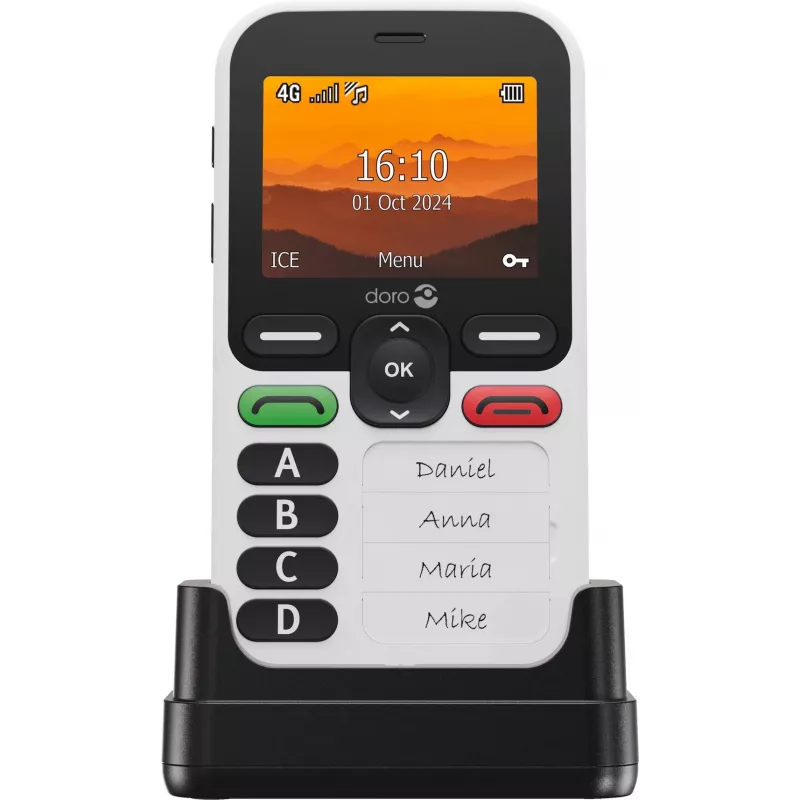 Išmanusis telefonas Doro Leva X10 2,4 colio 1150 mAh grafitas
