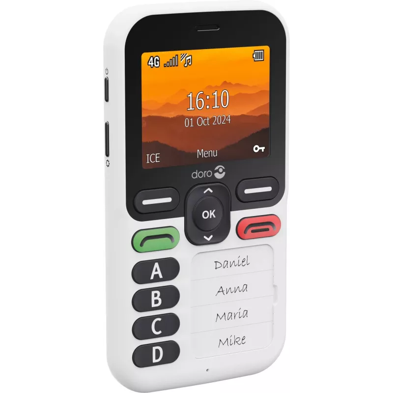 Išmanusis telefonas Doro Leva X10 2,4 colio 1150 mAh grafitas