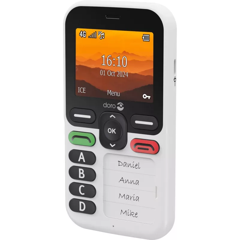 Išmanusis telefonas Doro Leva X10 2,4 colio 1150 mAh grafitas