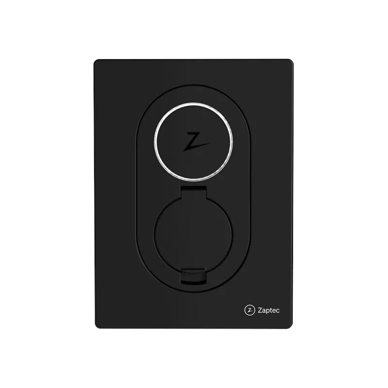 Zaptec Go įkrovimo dėžė 22 kW 2 tipo su WiFi ir 4G Asfalto juoda