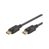 Kabelis DisplayPort Kištukas > DisplayPort Kištukas, 8K / 144Hz (juodas, 2 metrai, 54 Gbit/s, DisplayPort 2.0 / 2.1)