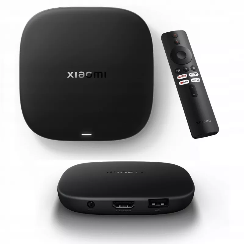 Xiaomi TV Box S 4K Ultra HD (3 karta/2025), WiFi 6, 32GB, Google TV