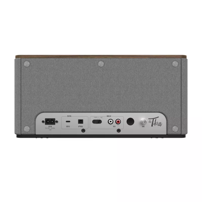 Klipsch the Three Plus Premium Bluetooth garsiakalbių sistema riešutmedžio apdaila