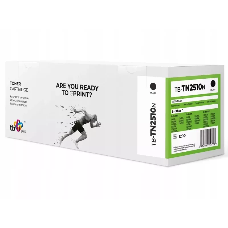 Kasetė su toneriu Brother TN2510 TB-TN2510N BK 100% nauja
