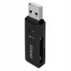 SD kortelių skaitytuvas USB 2.0, 480 Mbps, AK-63 Savio SAVAK-63
