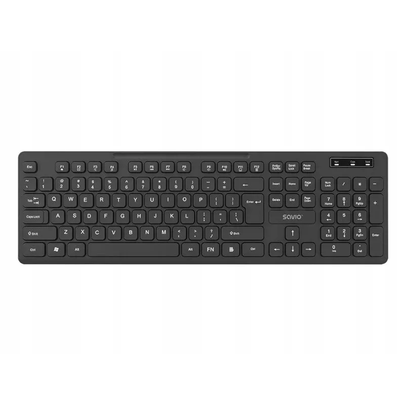 Savio KB-02 klaviatūra Namai/Biuras USB QWERTY Juoda