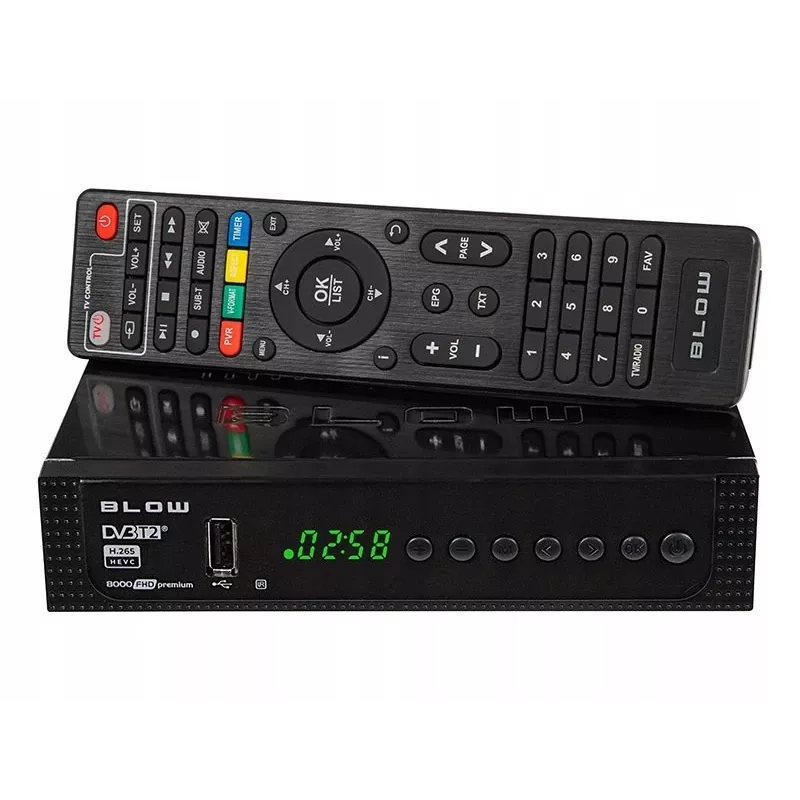 Dekoder DVB-T2 Blow 8000FHD Premium
