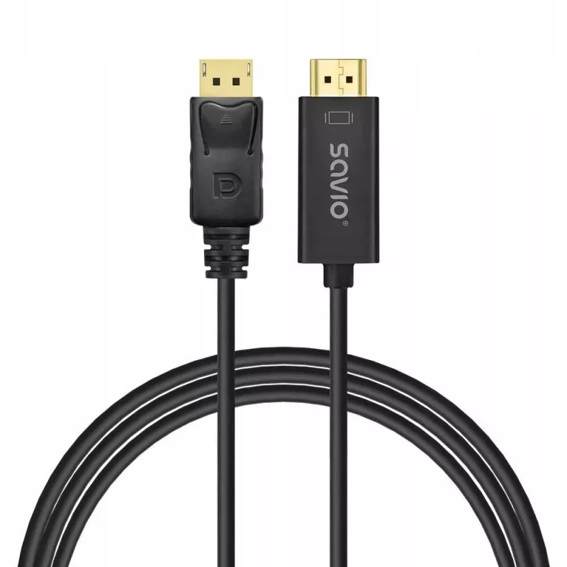 Kabelis DisplayPort į HDMI 1,5 m, CL-183 Savio SAVKABELCL-183