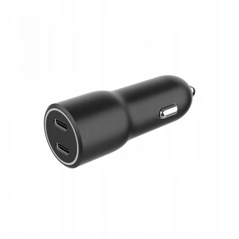 Gembird TA-UC-C2PD40-CAR-01 automobilinis maitinimo adapteris, juodas