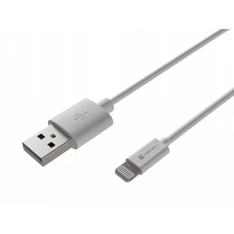 Laidas Lightning (m) -> USB-A (m) 2m MFi Prati White Natec NKA-2149