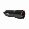 Automobilinis mobiliojo įrenginio įkroviklis Gembird TA-UC-A2QC36-CAR-01, 36 W, 12–24 V, cigaretinio žiebtuvėlio lizdui, juodas
