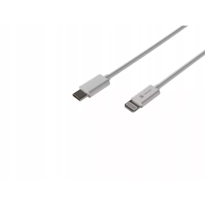 Laidas Lightning (vyr.) – USB-C (vyr.) 2m MFi Prati White Natec NKA-2151
