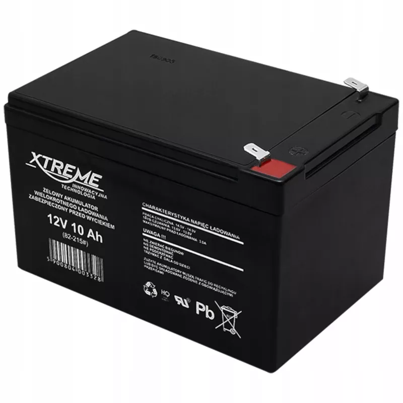 Xtreme 82-215# baterija gelinė juoda