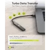 Goobay USB Hub 74456 USB-A 4 prievadai 5000 Mbit/s Šviesiai pilka