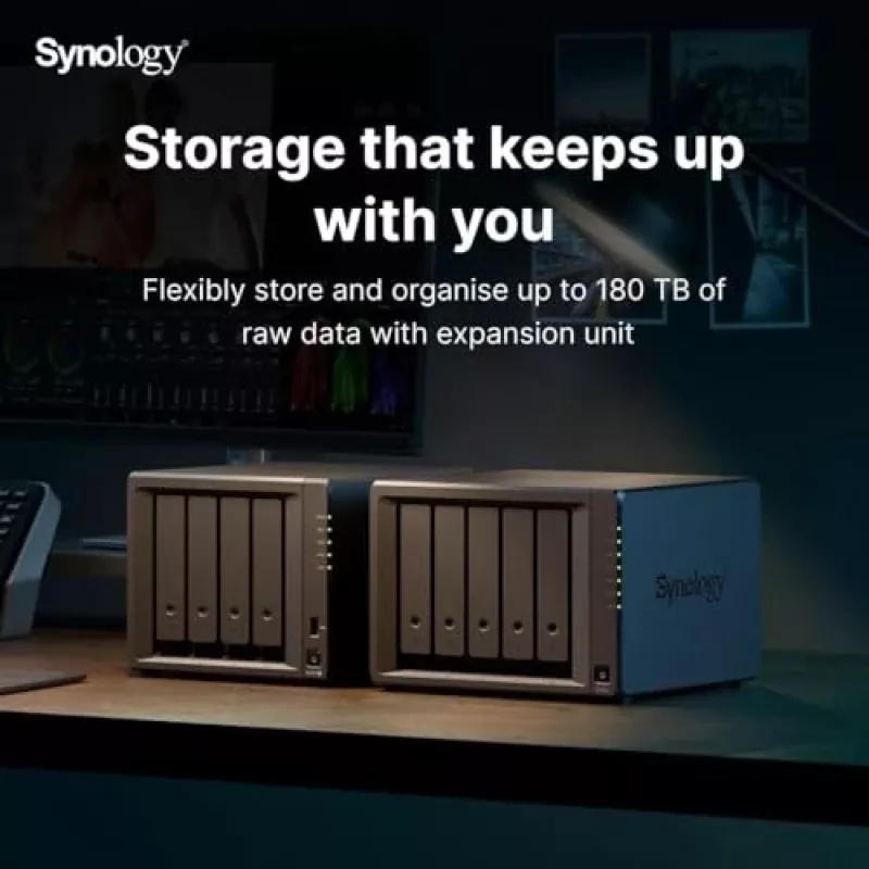 Synology DiskStation DS925+ NAS / saugojimo serveris Ryzen Embedded V1500B 4 GB DDR4 0 TB Juoda